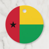 vlag van Guinee-Bissau Bedankjes Labels (Voorkant)