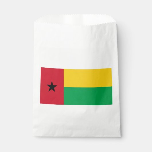 Vlag van Guinee-Bissau Bedankzakje (Voorkant)