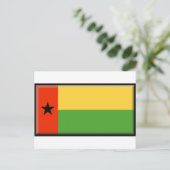 vlag van Guinee-Bissau Briefkaart (Staand voorkant)