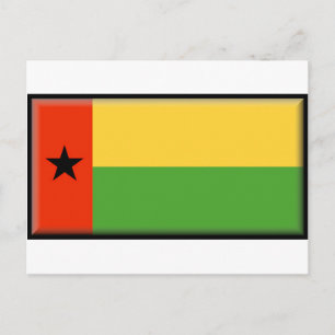 vlag van Guinee-Bissau Briefkaart