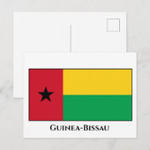 vlag van Guinee-Bissau Briefkaart (Voorkant / Achterkant)