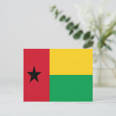 Vlag van Guinee-Bissau Briefkaart (Staand voorkant)