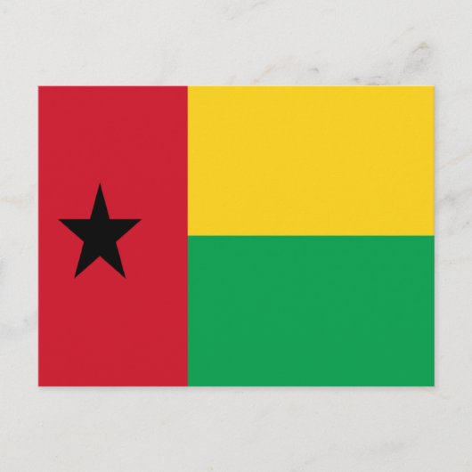 Vlag van Guinee-Bissau Briefkaart (Voorkant)