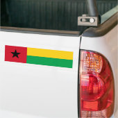Vlag van Guinee-Bissau Bumpersticker (Op Truck)