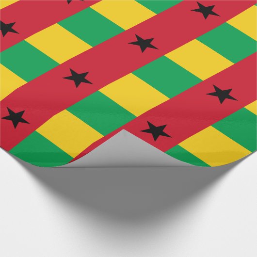 Vlag van Guinee-Bissau Cadeaupapier (Hoek)