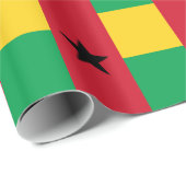Vlag van Guinee-Bissau Cadeaupapier (Rol Hoek)