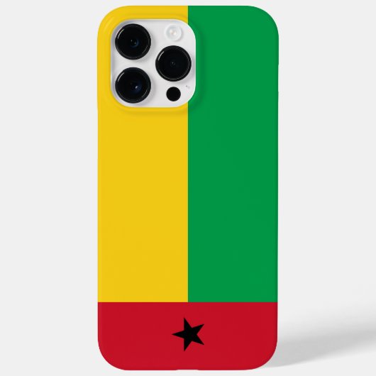 vlag van Guinee-Bissau Case-Mate iPhone Case (Achterkant)