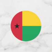 vlag van Guinee-Bissau Confetti (Kleine voorkant)