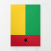 vlag van Guinee-Bissau Drieluik Kaart (Cover)