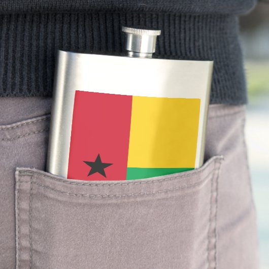 vlag van Guinee-Bissau Flacon (Voorbeeld)