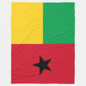 Vlag van Guinee-Bissau Fleece Deken (Voorkant)