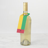 vlag van Guinee-Bissau Flessenhanger (Schuin)