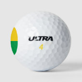 Vlag van Guinee-Bissau Golfballen (Logo)