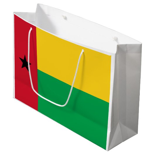 vlag van Guinee-Bissau Groot Cadeauzakje (Voorkant Gekanteld)