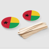 Vlag van Guinee-Bissau Handwaaier (Niet-gemonteerd)