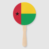 vlag van Guinee-Bissau Handwaaier (Achterkant)