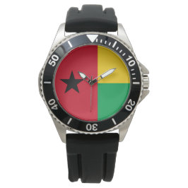 Vlag van Guinee-Bissau Horloge