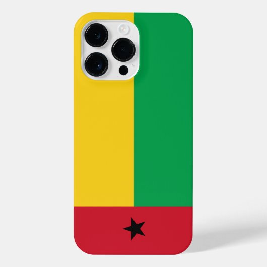 Vlag van Guinee-Bissau iPhone Hoesje (Achterkant)