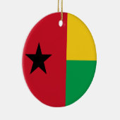 Vlag van Guinee-Bissau Keramisch Ornament (Rechts)