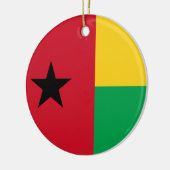 Vlag van Guinee-Bissau Keramisch Ornament (Links)