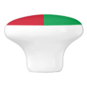 Vlag van Guinee-Bissau Keramische Knop (Zijkant)