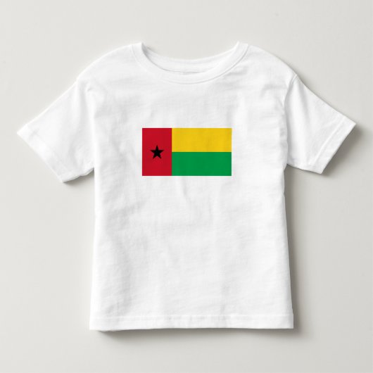 Vlag van Guinee-Bissau Kinder Shirts (Voorkant)