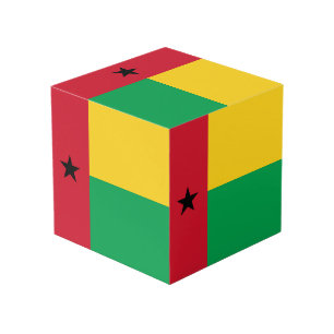 vlag van Guinee-Bissau Kubus