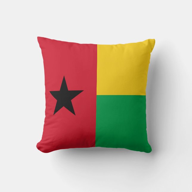 Vlag van Guinee-Bissau Kussen (Voorkant)