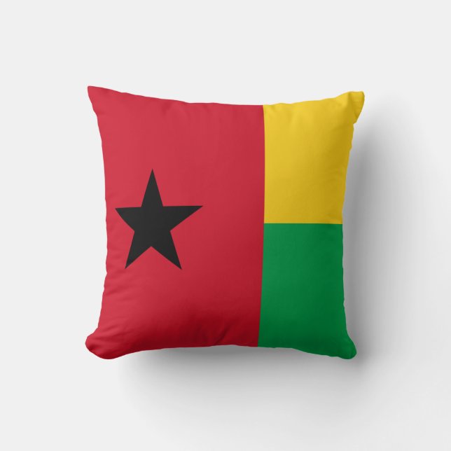 Vlag van Guinee-Bissau Kussen (Voorkant)