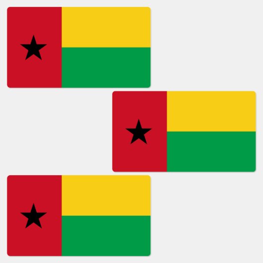 Vlag van Guinee-Bissau Labels (Groep)