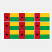 Vlag van Guinee-Bissau Labels (Vel)
