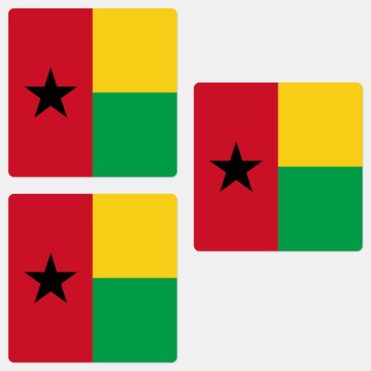 Vlag van Guinee-Bissau Labels (Groep)