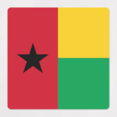 Vlag van Guinee-Bissau Labels (Design 1)