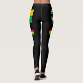 vlag van Guinee-Bissau Leggings (Achterkant)