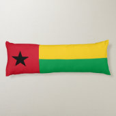 Vlag van Guinee-Bissau Lichaamskussen (Achterkant)