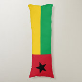 Vlag van Guinee-Bissau Lichaamskussen (Voorkant Verticaal)