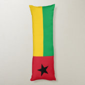 Vlag van Guinee-Bissau Lichaamskussen (Achterkant (Verticaal))