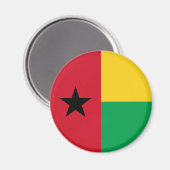 Vlag van Guinee-Bissau Magneet (Voorkant / Achterkant)