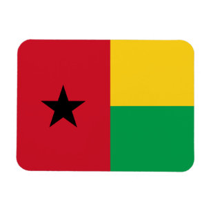 Vlag van Guinee-Bissau Magneet