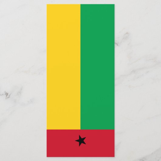 vlag van Guinee-Bissau Menu (Voorkant)
