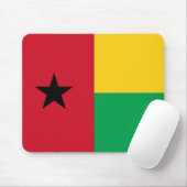 Vlag van Guinee-Bissau Muismat (Met muis)