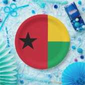 Vlag van Guinee-Bissau Papieren Bordje (Feest)
