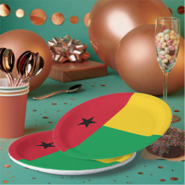 Vlag van Guinee-Bissau Papieren Bordje