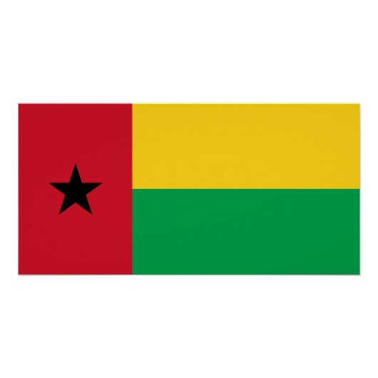 Vlag van Guinee-Bissau Perfect Poster (Voorkant)