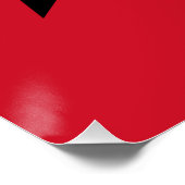 Vlag van Guinee-Bissau Perfect Poster (Hoek)