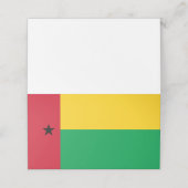 vlag van Guinee-Bissau Plaatskaartje (Buitenkant ongevouwen)