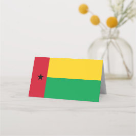 vlag van Guinee-Bissau Plaatskaartje