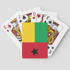 Vlag van Guinee-Bissau Pokerkaarten