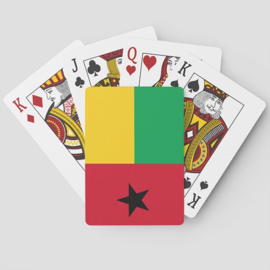 Vlag van Guinee-Bissau Pokerkaarten (Achterkant)