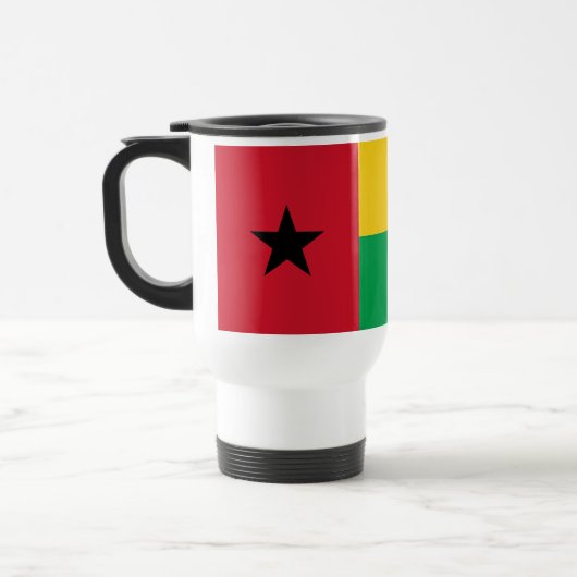 Vlag van Guinee-Bissau Reisbeker (Links)